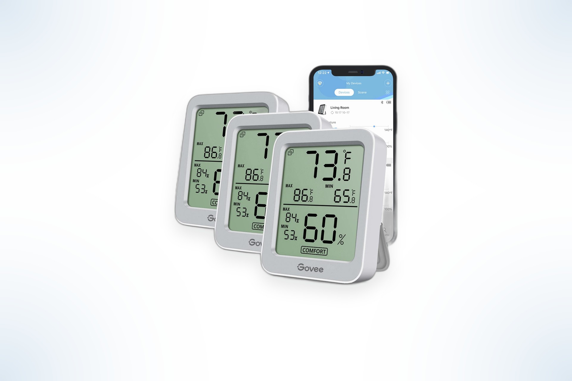 Govee Digital Hygrometer Indoor Thermometer Room H5075 — view 3