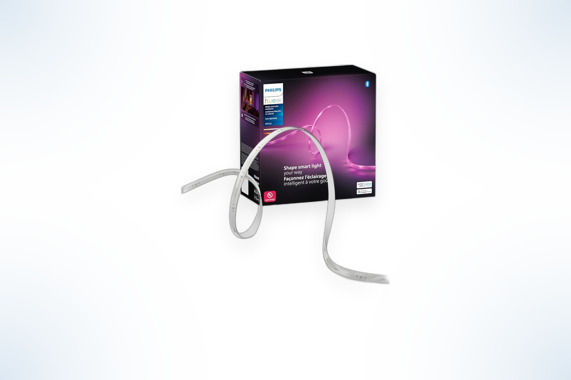 Philips Hue Indoor 33 Ft Smart LED Solo lightstrip Base Kit