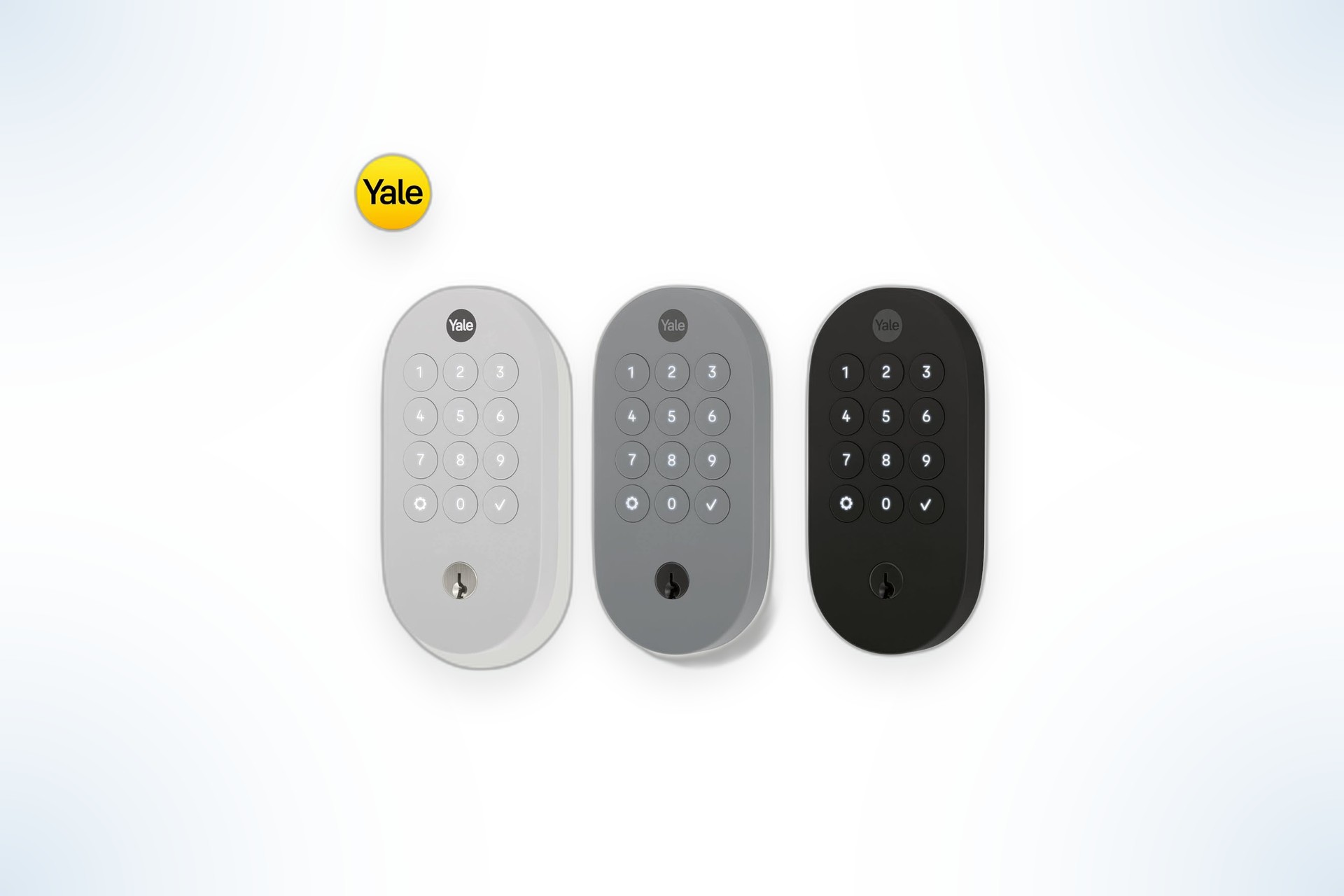 Yale Matte Black Keyed Deadbolt Smart Lock